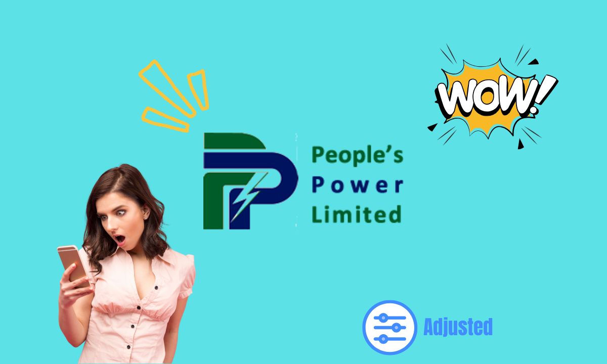 People's Power Share Price Adjusted for Rights Issue