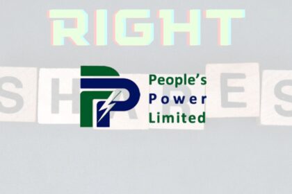 When is People’s power issuing 50% right shares