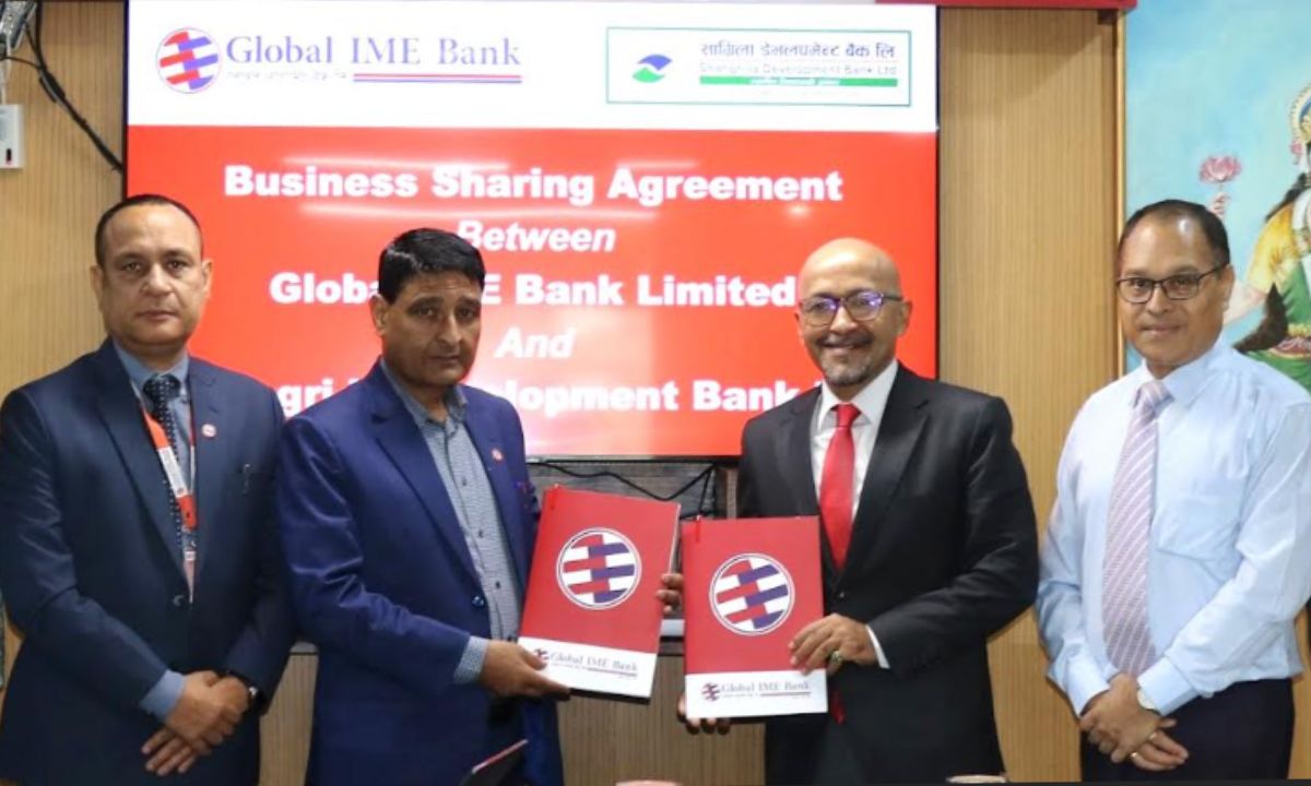 Global IME Bank Partners with Shangri-la Development Bank for Non-Fund-Based Services