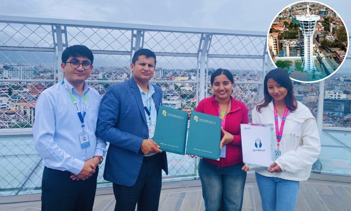 Kamana Sewa Bank partners with Skywalk Nepal with discount offers