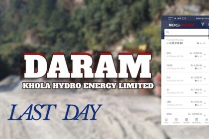 Last day to apply for Daramkhola Hydropower’s IPO