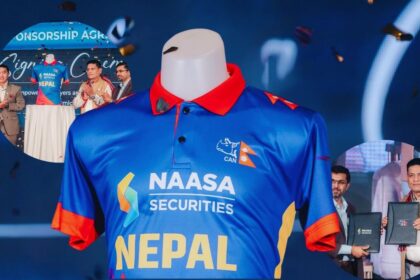 Naasa Securities becomes official jersey sponsor of Nepal cricket team