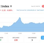 NEPSE drops slightly as festive mood slows market activity