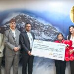 Kumari Bank awards scholarship fund to former living goddess Trishna Shakya