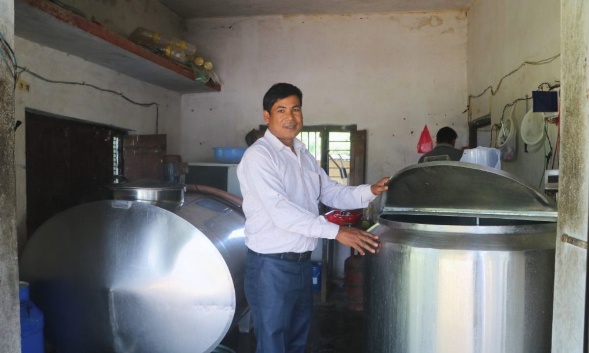 Milk sales bring Rs 13 Lakh annual income