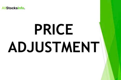 Which of the five companies adjust their share prices?